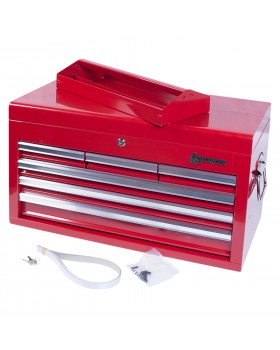 Ящик инструментальный, 6 полок, красный МАСТАК 511-06570R-foto4