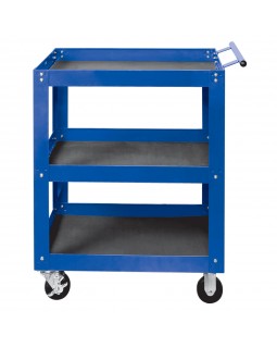Тележка открытая, 3 полки, синяя МАСТАК 520-33720B-foto2