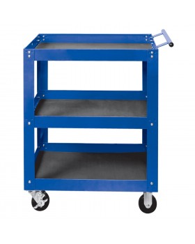 Тележка открытая, 3 полки, синяя МАСТАК 520-33720B-foto2