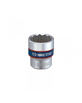 Головка торцевая стандартная двенадцатигранная 3/8&quot;, 18 мм KING TONY 333018M