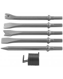 Набор пневматического инструмента: молоток - 2100 уд./мин., 283 л/мин и комплект насадок, 8 предмето-foto2