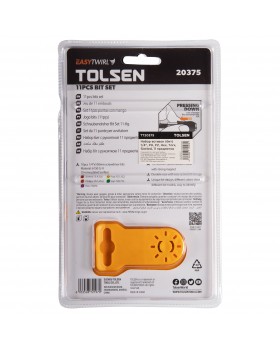 Набор вставок (бит) 1/4&quot;, PH, PZ, Hex, Torx, Slotted, 11 предметов TOLSEN TT20375-foto3