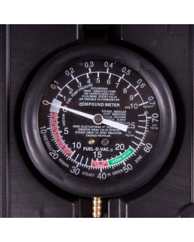 Вакуумметр, от -1 до 1 бар, комплект адаптеров, кейс, 5 предметов AFFIX AF12030003C-foto2