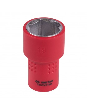 Головка торцевая диэлектрическая шестигранная 3/8&quot;, 19 мм KING TONY 3335VE19M