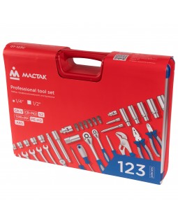 Набор инструментов универсальный, 123 предмета МАСТАК 01-123C-foto2