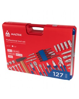Набор инструментов универсальный, 127 предметов МАСТАК 01-127C-foto7