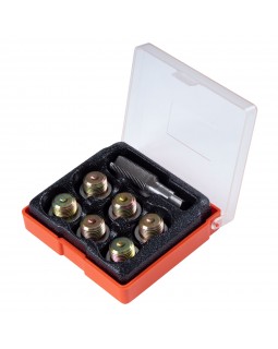 Набор для ремонта масляных пробок М17х1,5, кейс, 19 предметов AFFIX AF10347017C-foto3