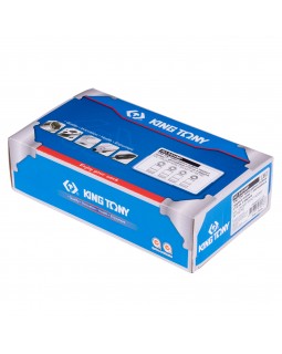 Набор ударных глубоких торцевых головок 1", шестигранные, 27-33 мм, 4 предмета KING TONY 8404MP-foto4