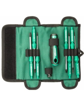 DB0309S Отвертка со сменными стрежнями в наборе, 9 предметов-foto2