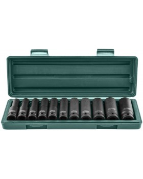 Набор головок торцевых ударных глубоких 1/2"DR 10-24 мм, 11 предметов-foto2