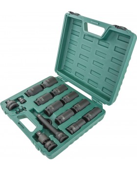 Набор головок торцевых ударных глубоких 3/4" мм, 20 предметов.-foto2