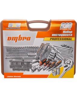 OMT216S Набор инструмента универсальный 1/4", 3/8", 1/2"DR, 216 предметов-foto4