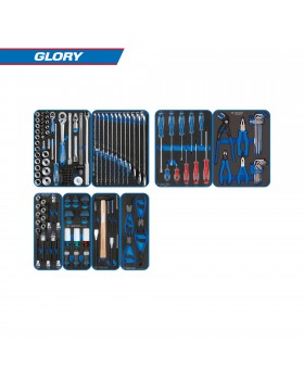 Набор инструментов "GLORY" для тележки, 8 ложементов, 152 предмета KING TONY 9G35-152MRVD-foto4