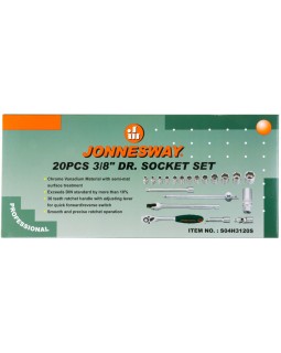 Набор головок торцевых 3/8"DR 6-23 мм, с аксессуарами, 20 предметов-foto3