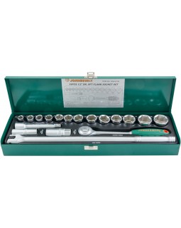 Набор головок торцевых 1/2"DR 11-32 мм., с аксессуарами, 18 предметов-foto2