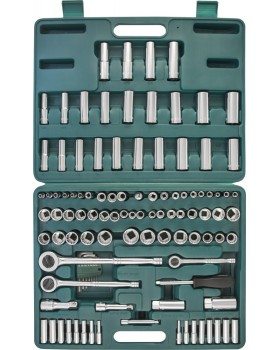 Набор инструмента универсальный 1/4", 3/8" и 1/2"DR, 107 предметов