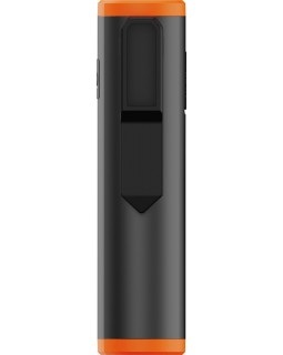 A90070 Фонарь светодиодный аккумуляторный, карманный, со световым пучком 300+100 Лм + УФ светодиод-foto3