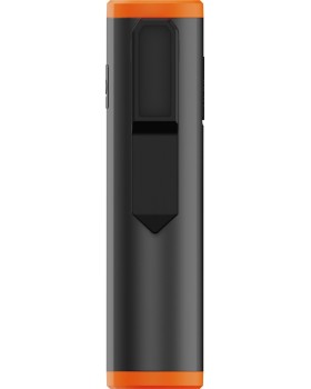 A90070 Фонарь светодиодный аккумуляторный, карманный, со световым пучком 300+100 Лм + УФ светодиод-foto3