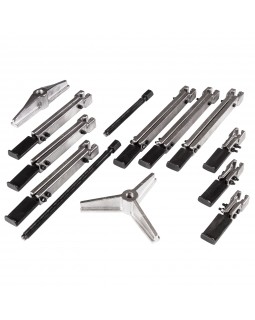 Съемник подшипников, 2-х и 3-х захватный, кейс, 13 предметов AFFIX AF10412012C-foto3