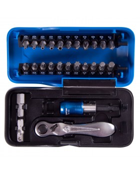 Набор вставок (бит) серии &quot;ATOM&quot;, 1/4&quot;, PH, PZ, Hex, Torx, 26 предметов KING TONY 102