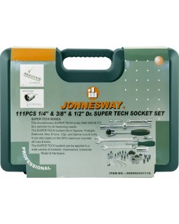 Набор инструмента универсальный 1/4", 1/2"DR Super Tech, 111 предметов-foto4