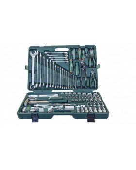 Набор инструмента 1/2", 1/4", 127 предметов-foto2