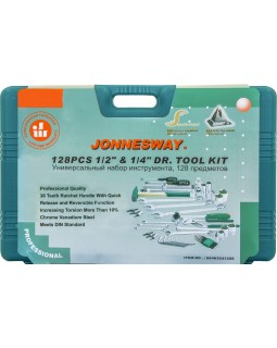 Набор инструмента универсальный 1/4", 1/2"DR, 128 предметов-foto4