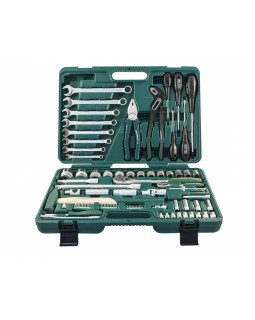 Набор инструмента универсальный 1/4", 1/2"DR, 77 предметов-foto2
