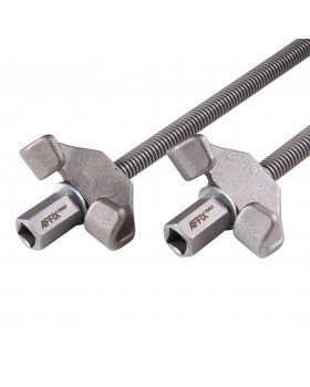 Стяжка амортизаторных пружин, 370 мм, вороненая, двойной крюк, 2 предмета AFFIX AF10003370-foto2