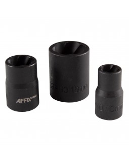 Набор торцевых головок для поврежденных гаек и болтов, 10-19 мм, кейс, 10 предметов AFFIX AF10930010-foto2