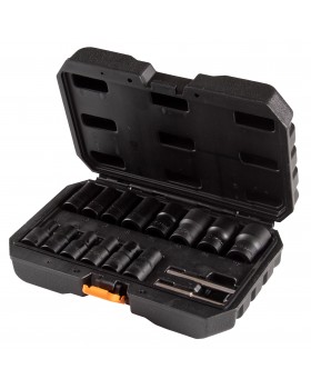 Набор торцевых головок для поврежденных гаек и болтов, 8-27 мм, кейс, 16 предметов  AFFIX AF10930016-foto2