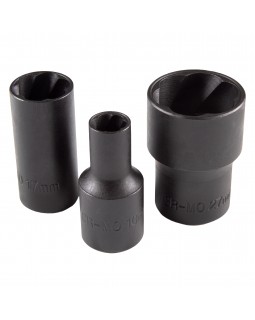 Набор торцевых головок для поврежденных гаек и болтов, 8-27 мм, кейс, 16 предметов  AFFIX AF10930016-foto3