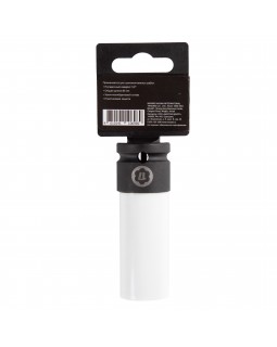 Головка для поврежденного крепежа глубокая 1/2", 17 мм, тонкостенная, пластиковая защита AFFIX -foto4