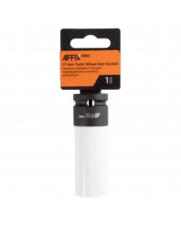 Головка для поврежденного крепежа глубокая 1/2", 17 мм, тонкостенная, пластиковая защита AFFIX -foto5