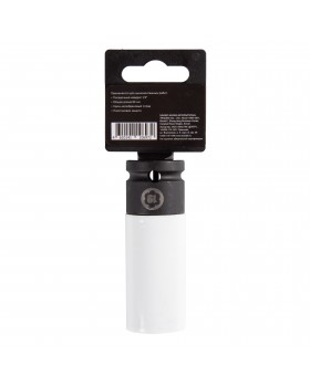 Головка для поврежденного крепежа глубокая 1/2", 19 мм, тонкостенная, пластиковая защита AFFIX -foto5