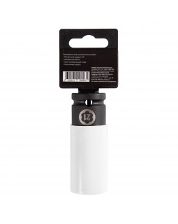 Головка для поврежденного крепежа глубокая 1/2&quot;, 21 мм, тонкостенная, пластиковая защита AFFIX -foto4