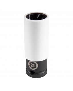 Головка для поврежденного крепежа глубокая 1/2&quot;, 21 мм, тонкостенная, пластиковая защита AFFIX -foto5