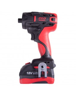 Аккумуляторный шуруповерт 18 В, 4 предмета, кейс MIGHTY SEVEN DS-201A-foto6