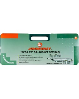 Набор головок торцевых дюймовых 1/2"DR 3/8"-1-1/4", с аксессуарами, 18 предметов-foto3