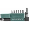 Комплект вставок-бит 1/4"DR TORX с центрированным штифтом, T10T - T40T, 8 предметов