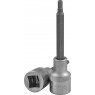 Торцевая головка 1/2"DR с шестигранной вставкой Hex 4 мм, L-100 мм