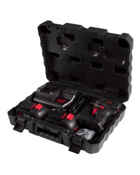 Гайковерт аккумуляторный ударный 1/2", 800 Нм, 18 В, укороченный, 4 предмета, кейс MIGHTY SEVEN-foto7