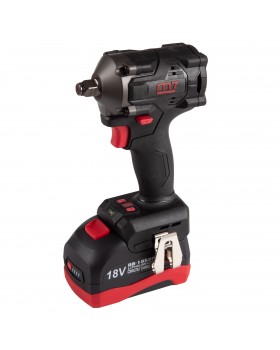 Гайковерт аккумуляторный ударный 1/2", 800 Нм, 18 В, укороченный, 4 предмета, кейс MIGHTY SEVEN-foto10