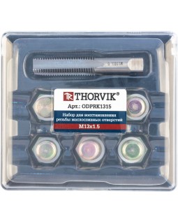 ODPRK1315 Набор для восстановления резьбы сливного отверстия поддона M13х1.5, 7 предметов-foto3