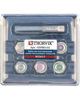 ODPRK1315 Набор для восстановления резьбы сливного отверстия поддона M13х1.5, 7 предметов-foto3