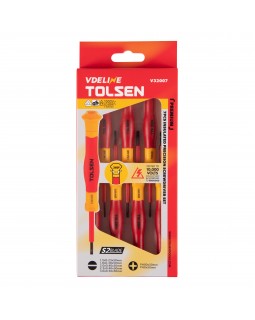 Набор отверток диэлектрических, прецизионных, 7 предметов TOLSEN TTV32007-foto3