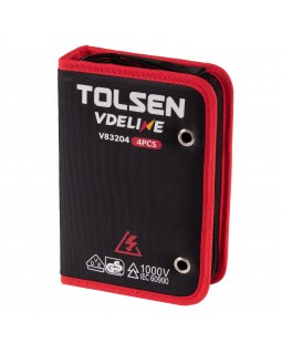 Набор пассатижей и бокорезов диэлектрических, 4 предмета, в футляре на молнии TOLSEN TTV83204-foto4