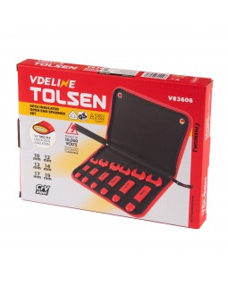 Набор инструментов диэлектрических, 6 предметов, в футляре на молнии TOLSEN TTV83306-foto5