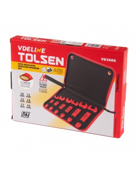 Набор инструментов диэлектрических, 6 предметов, в футляре на молнии TOLSEN TTV83306-foto5