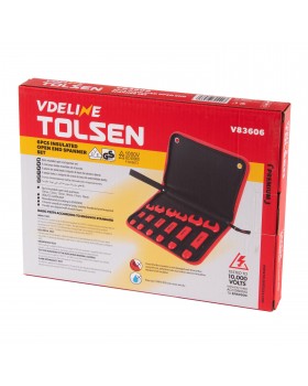 Набор инструментов диэлектрических, 6 предметов, в футляре на молнии TOLSEN TTV83306-foto6